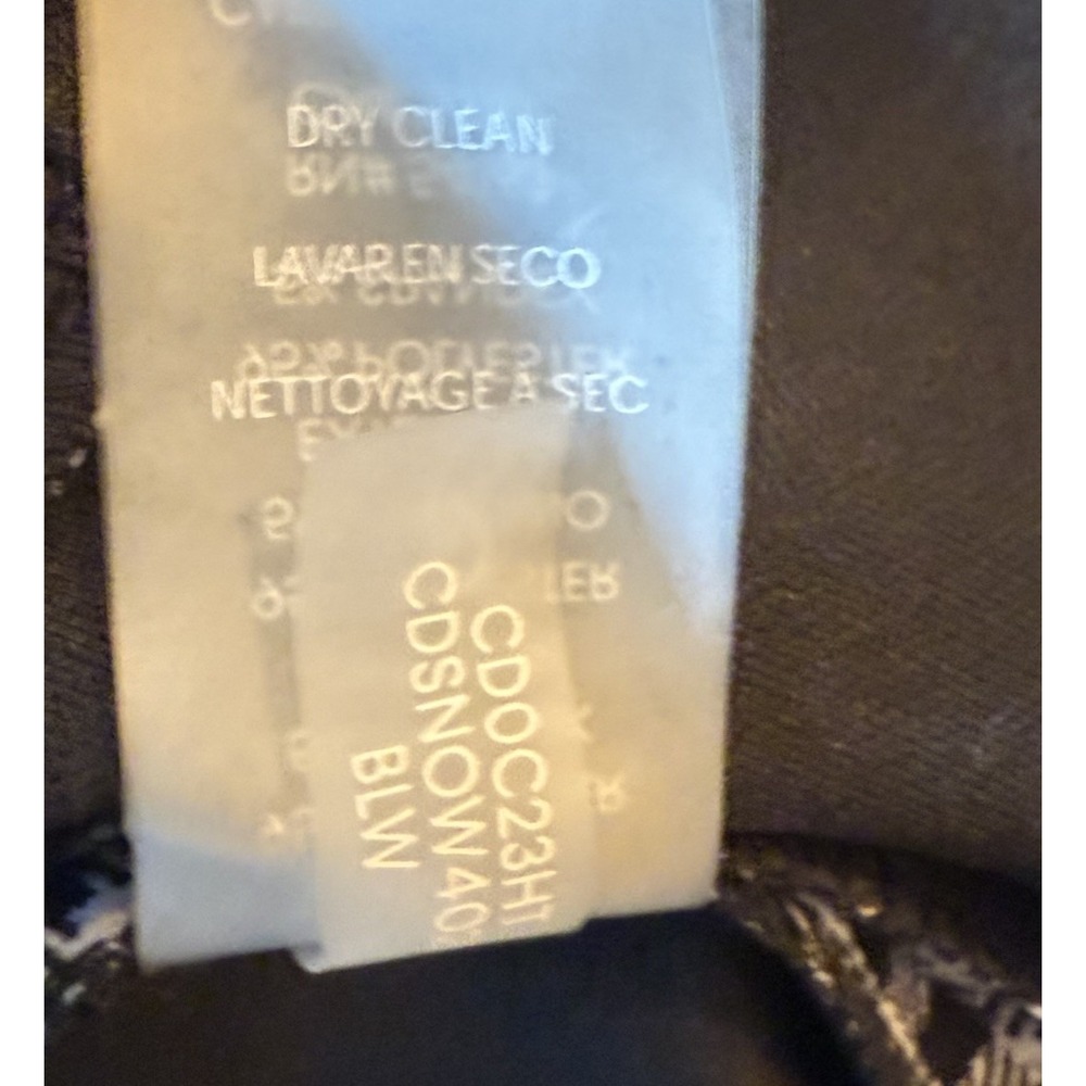 NWOT Calvin Klein Dress 4 Gingham Sleeveless Flounce‎ Ruffle Asymmetrical Career - Picture 10 of 10